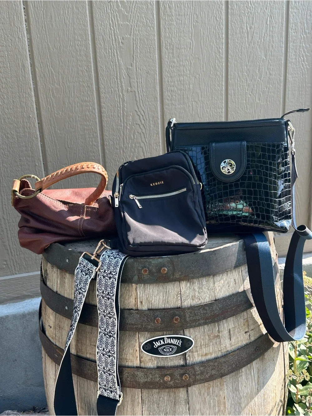 Lucky Brand Brown Leather Hobo Shoulder Bag